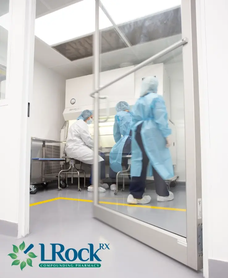 Inside the LRockRx compounding lab.